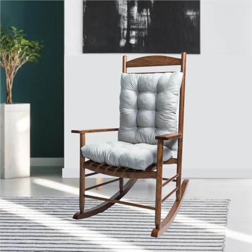 Canapé Coussin Siège Remplacement Extérieur | Ensemble 2 Pièces pour Chaise à Bascule - 8