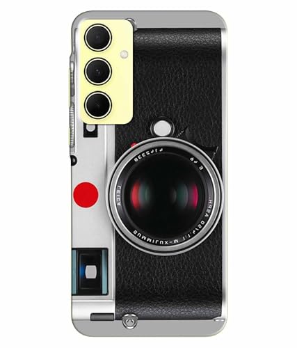 Image of Printed Hard Back Case Cover & Compatible for Samsung Galaxy A35 5G | Samsung A35 5G | Vintage Camera Art (Multicolor) - D1188