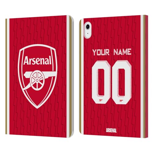 Étui Portefeuille iPad Air 11 en Cuir Protection Intégrale et Support Arsenal FC Personnalisé
