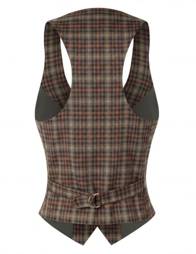 Image of GRACE KARIN Women's Suit Vest Top, Dressy Casual Sleeveless Button Waistcoat, Fromal Steampunk Blazer for Work Office