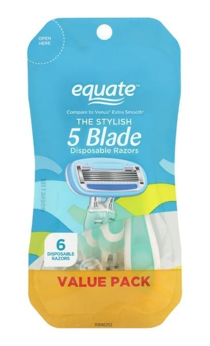 Womens 5 Blade Disposable Razors 1Pack