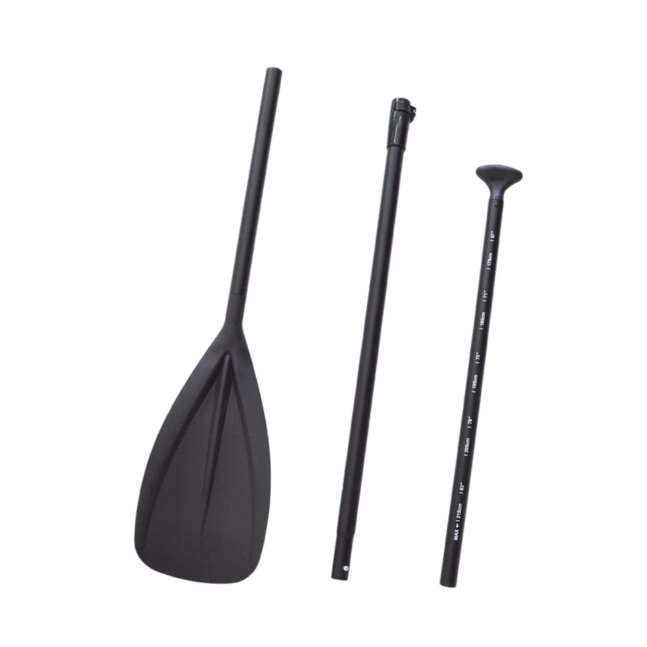 KOMBIUDA Adjustable Aluminum Alloy for Inflatable Boats Lightweight Sup Ergonomic Grip Convenient and Removable Design for and Use