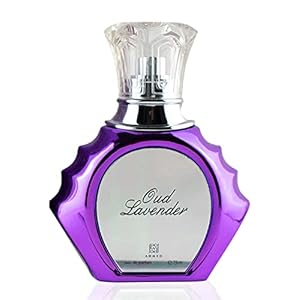 AHMED Oudh Lavender 75mL Oriental Fragrance with Bold, Fresh, Luxurious and Sensual Versatile Oudh Leather Accords by Al Maghribi Arabian Perfumes Dubai