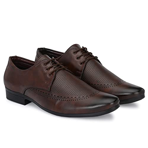 Image of Formal Stylish Lace-up Derby Shoe for Men