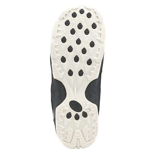 Image of 5th Element Men's Lace and Dial Snowboard Boots, Lace Black, 6 | Waterproof Liner, Secure Fit, Rubber Outsole, Designed for Beginner and Intermediate All-Mountain Snowboarders