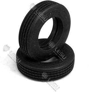 LESU 52Mm Wheel Tires for 1/14 RC A0020 Hydraulic Tamiyaya Trailer Truck DIY Model Accessories