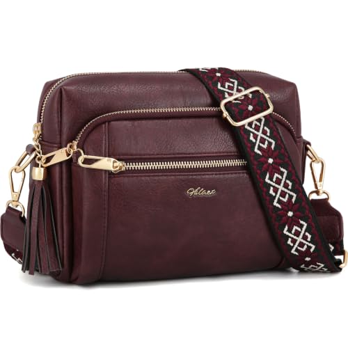 Image of Vegan Leather Crossbody Bags for Women Anti theft Purses and Handbag