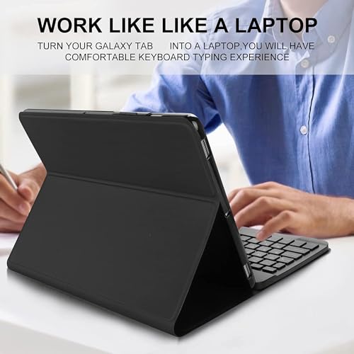 Image of ProElite TouchPad Keyboard case for Realme Pad 2 11.5 inch Magnetic Detachable Wireless Bluetooth TouchPad Keyboard Built-in 7-Colors Backlit, Black