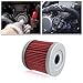 HIFROM Pack of 5 Oil Filter Replacement for Suzuki DRZ400E DRZ400S DRZ400SM 2000-2013 Replace HF139 & KN139