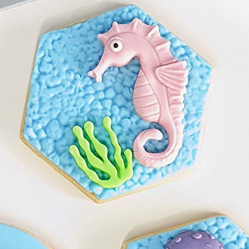Moule pieuvre et hippocampe silicone pour gâteaux d'anniversaire mer - 8