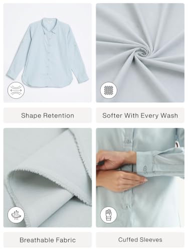 Image of SAADAA Airy Linen Shirt | Solid Regular Fit Casual Shirts Stylish for Women