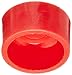 Chemglass CLS-4767-R01 Polypropylene Cap Insert for Cryovial Tube, Red (Pack of 500)