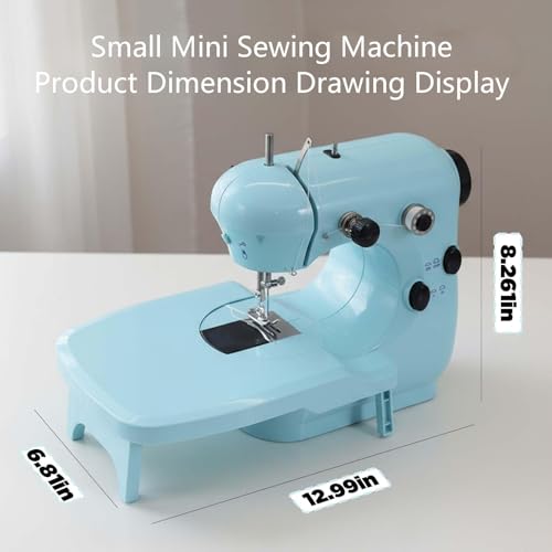 Image of 301FRJ Sewing Machine Kits for Home & School | Beginner-Friendly 2-Speed Mini Machine for DIY Crafts, Household Repairs & Fun Skill-Building with Kids & Adults