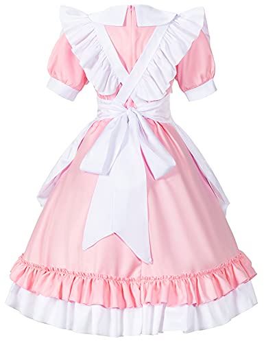 Irtysh Girl Sweet Kawaii Costume Dress Anime French Maid Cosplay Furry Cat Ear Gloves Socks set