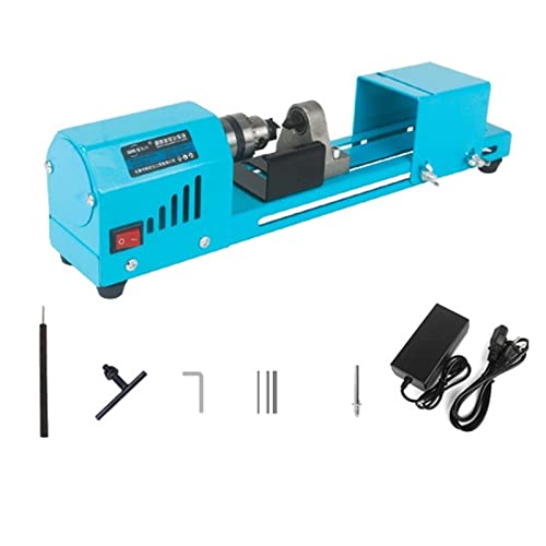 Mini máquina de cuentas de torno de 150W, torno de perlas de Buda en miniatura, máquina de torno de perlas de Buda for carpintería, herramienta rotativa de taladro de 12V/24V para profesionales y afic