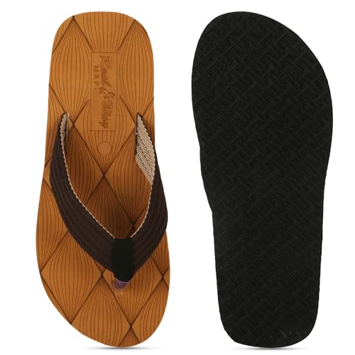 Image of Men Ortho slippers | Soft comfortable and stylish flip flop slippers for Men in exciting colors |Lightweight | Anti Skid | Daily Use Chappal.(GENT-101)