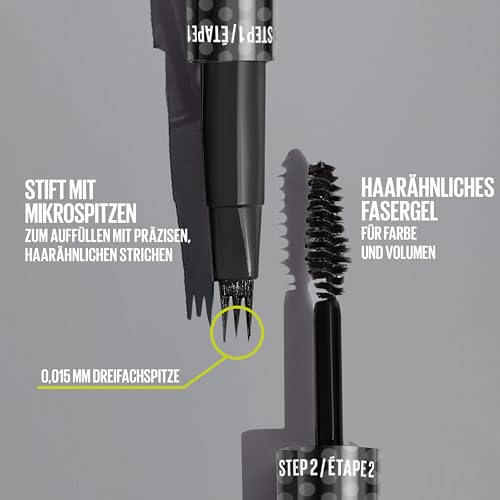 Maybelline New York Brow Inserts 2-in-1 Augenbrauenstift für füllige & definierte Augenbrauen… – Ansicht 5