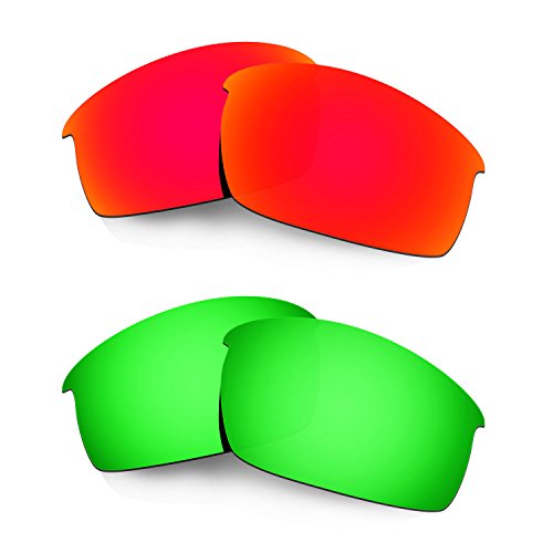 Lentes Oakley Bottlecap rojas y verdes para ciclismo y senderismo