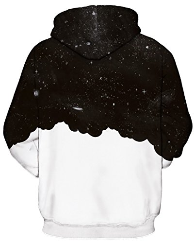 TDOLAH-Maglione con Stampa Fantasia Bluse Galaxy