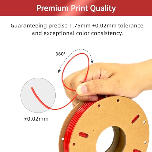 Image of ERYONE PLA Filament 3D Printer Filament Bundle Multicolor 1.75mm + /- 0.03mm, PLA Filament 250g Spool,8 Rolls, Thanksgiving Color Series