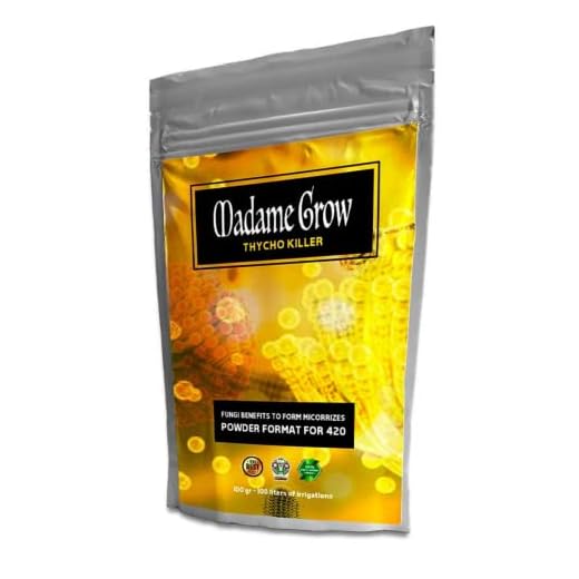 MADAME GROW Thrycho Killer - Thricodermas para tu Planta - Forma Micorrizas - Hongos beneficiosos coloniza el Suelo de tu Planta - Mejora el Rendimiento y la absorción (50 Gramos)