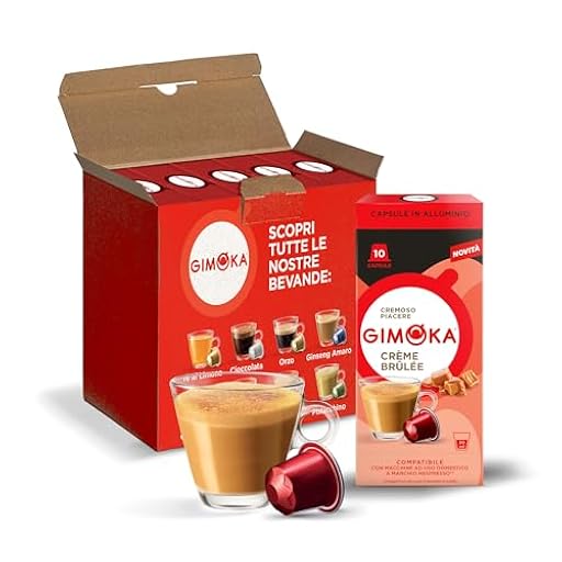 Gimoka, bebida soluble de Crème Brûlée - 50 Cápsulas de Aluminio - Compatibles con Máquinas de Café Nespresso* para uso doméstico - Producido en Italia - 5 paquetes de 10 | Ya disponible en tu tienda friki favorita! En mundofriki.es! Gimoka, bebida soluble de Crème Brûlée - 50 Cápsulas de Aluminio - Compatibles con Máquinas de Café Nespresso* para uso doméstico - Producido en Italia - 5 paquetes de 10 | Ya disponible en tu tienda friki favorita! En mundofriki.es!