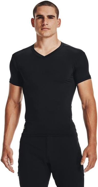 Under Armour Men's Heatgear Tactical V-neck Compression Short-sleeve T-shirt