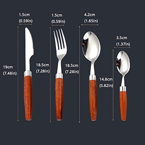 Set Cuchillos Cocina 4 Piezas Acero Inox miniatura 7