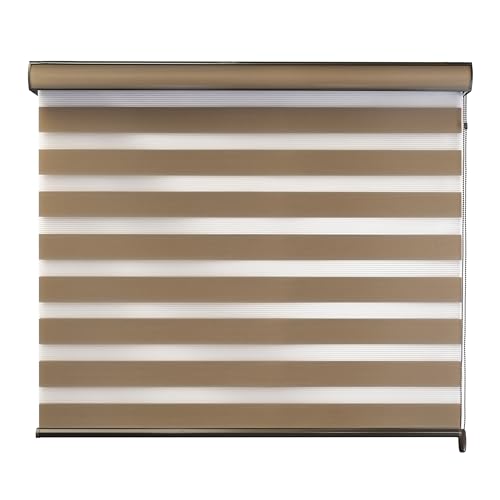 Catálogo para Comprar On-line Cortinas y persianas los preferidos por los clientes. 44 DecoKing Persiana para Ventana Sheer Elegance Enrollable Horizontal 140cm Ancho x 180cm Alto Hecho por Manos Mexicanas Coffe Estilo Moderno Doble Vista Ideal para Uso en...