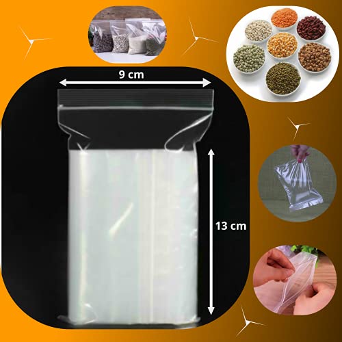 Sacchetto trasparente in plastica, confezione da