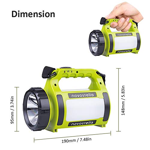 NOVOSTELLA-Rechargeable-LED-Torch-Multi-Functional-Camping-Light-Waterproof-Outdoor-Spotlight-Searchlight-High-Power-Beam-Flashlight-650lm-Lightweight-Lantern