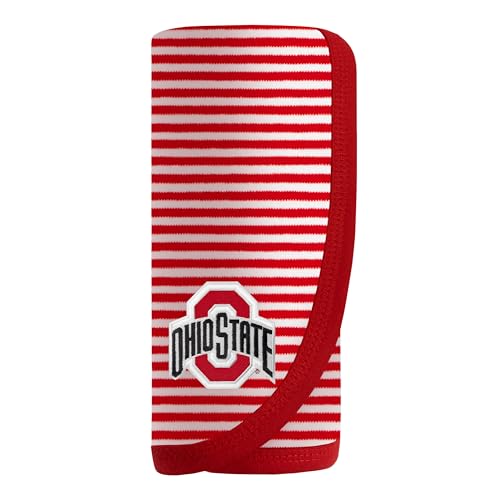 Image of Creative Knitwear College Baby NCAA Infant Striped /Solid Blanket, Unisex, One Size 37.5 X 33.5