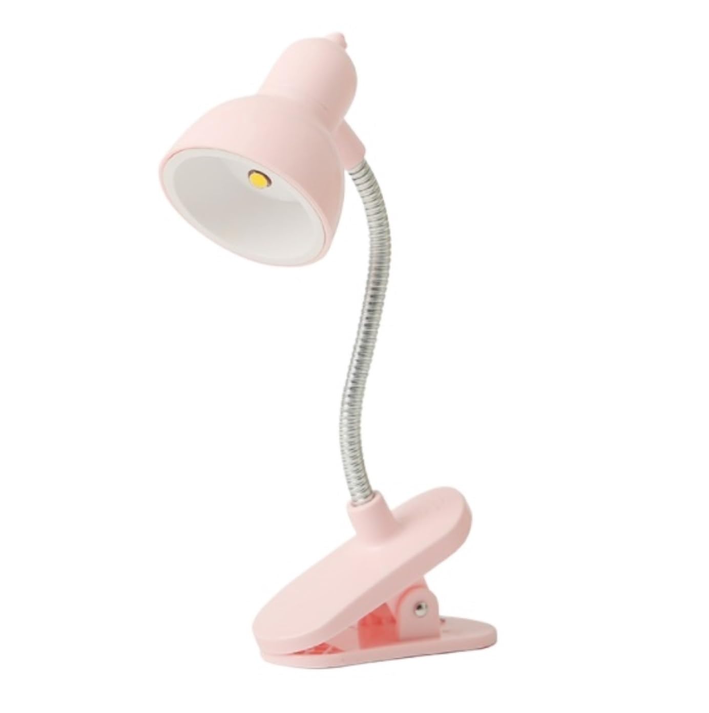 Lampada da Tavolo per Ufficio Lampada da Scrivania A LED Piccola con Clip, Pieghevole, for Studio, Camera Letto, Dormitorio Lampada da Scrivania Lettura(Pink)