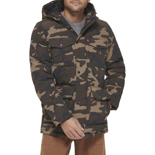Image of Levi's Men's Arctic Cloth Quilted Performance Parka