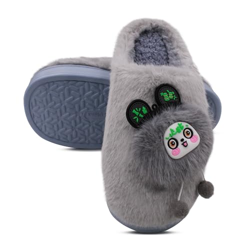Image of VRITRAZ Soft Comfy Fur Indoor Outdoor Soft Bottom Fur | Anti Skid | Lightweight Winter Slipper, Warm House Chappal