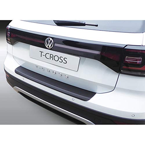 Protection de seuil arrière T-Cross 2019-2024 protection coffre ABS noir RGM