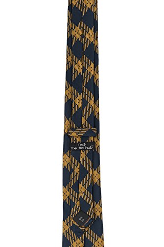 Image of The Tie Hub Premium Virtual Geometric Silk Necktie for Men