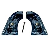 Premium Gun Grips Heritage Arms Rough Rider Black Bart 6 and 9 Shot .22 &.22 Mag Black Mother of Pearl MOP