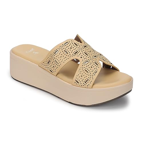 Image of YOHO Comfortable Wedges For Women | Latex Cushioning | Stylish & All Purpose | Vibrant Color | Travel Friendly | Modern Design
