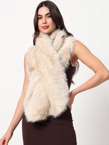 Image of Extra Large Women's Faux Fur Collar for Winter Coat