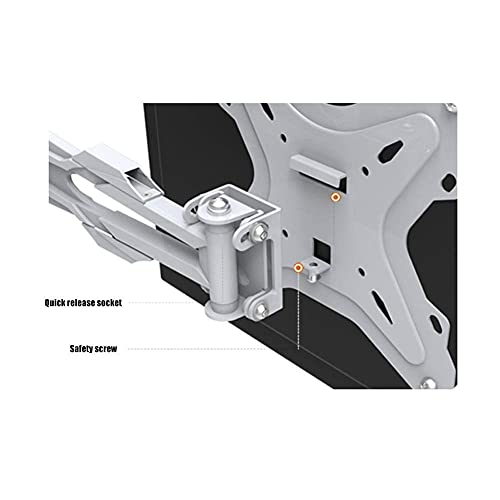 Support mural TV robuste pour écran de 32 à 70 pouces articulé VESA 600x400 max - 7
