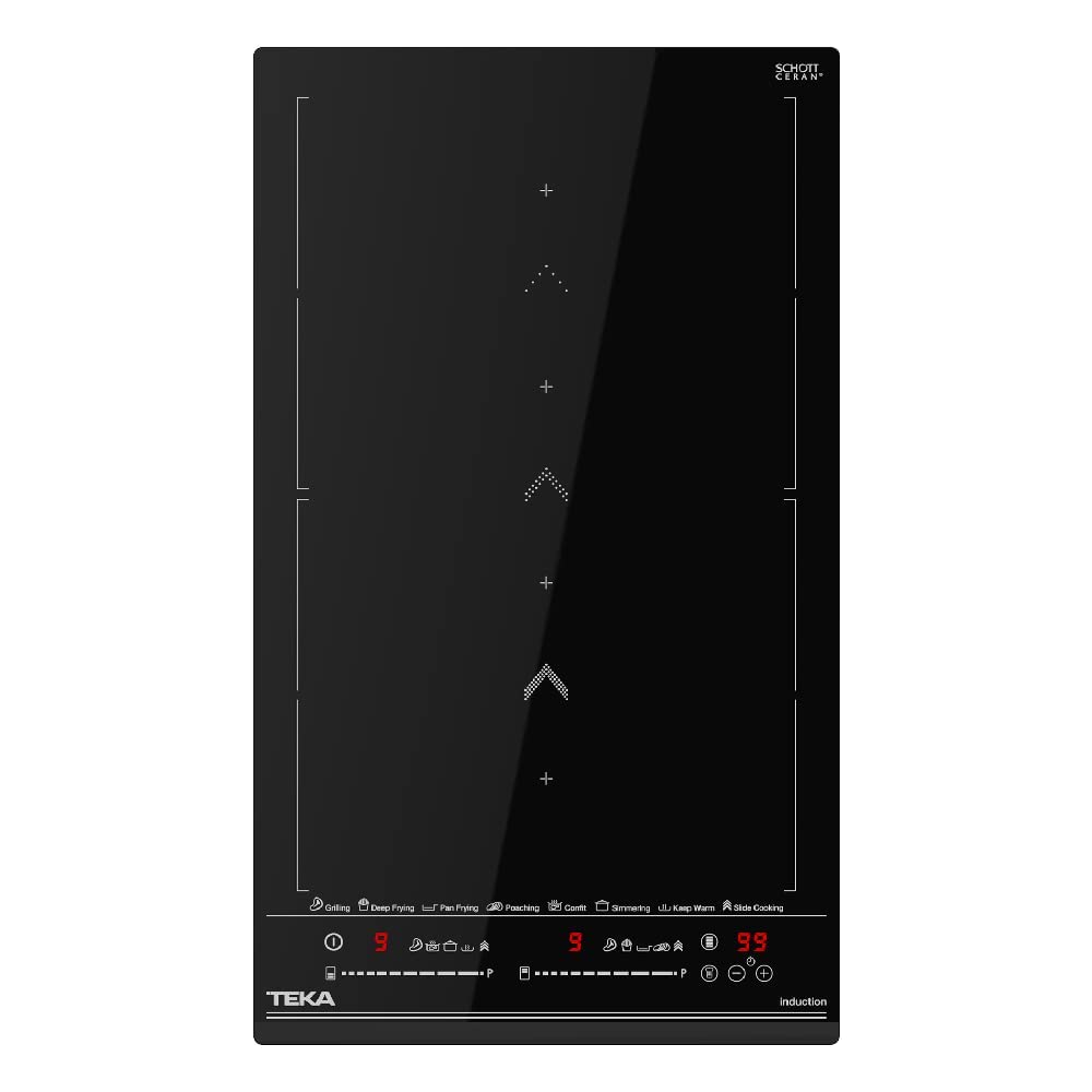 TEKA Placa de Inducción 30 cm, 4 Zonas, Touch Control Multislider, Función Flex y Slide Cooking, Power Plus, Seguridad Avanzada, Modelo IZS 34700 MST