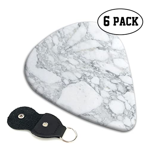 Ensemble de 6 médiators de guitare en marbre noir clair pour guitare acoustique, guitare électrique, basse, ukulélé… - Les Beatles, Paul McCartney, John Lennon, RIngo Starr, George Harrison Ensemble de 6 médiators de guitare en marbre noir clair pour guitare acoustique, guitare électrique, basse, ukulélé… – Image 3