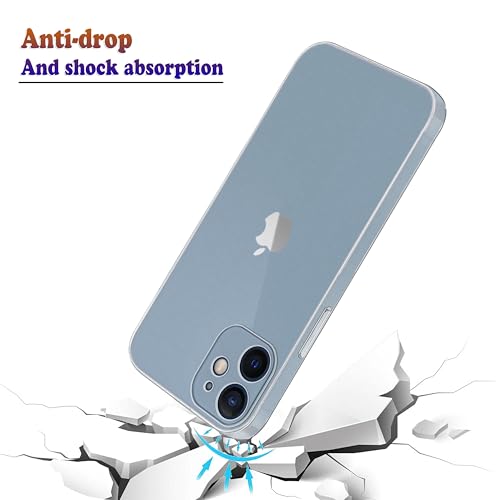 Image of Amazon Brand - Solimo Frosted | Translucent | Ultra Thin | Flexible | Anti Scratch | Slim Fit | Soft Back Cover for Apple iPhone 12 Mini - Frosted White
