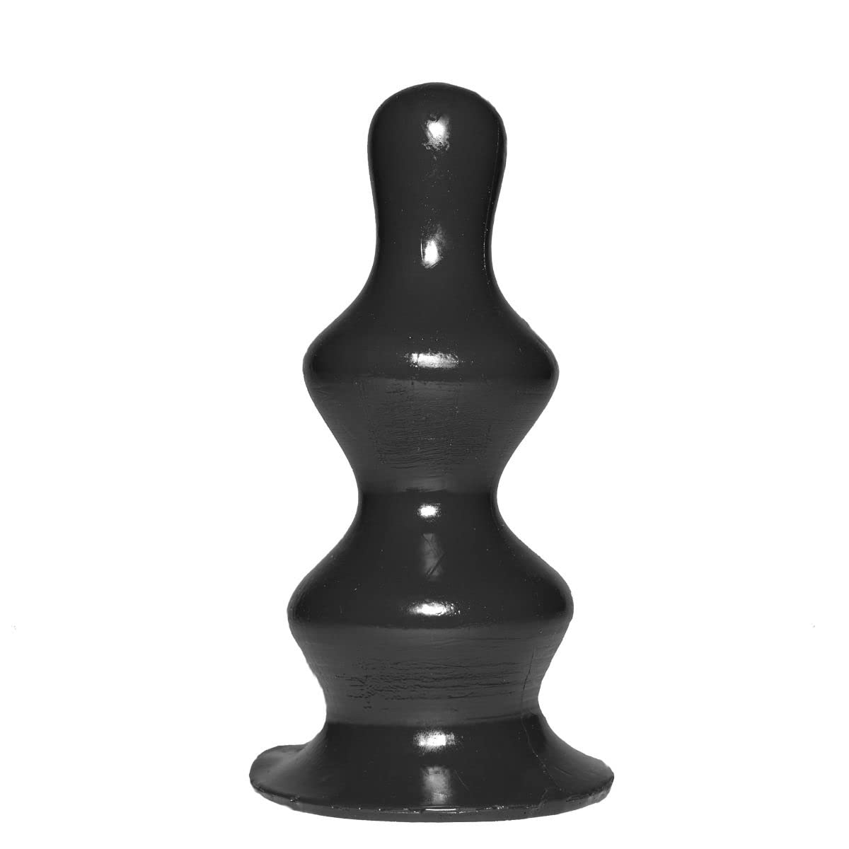 Prowler Red Doowy Black Ribbed Anal Plug - Extreme Anal Play