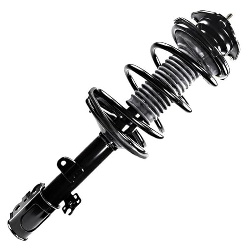 Image of Detroit Axle - Front Struts w /Coil Springs Sway Bar Links Outer Tie Rod Ends Lower Ball Joints Replacement for 2011-2014 Toyota Sienna AWD - 8pc Set