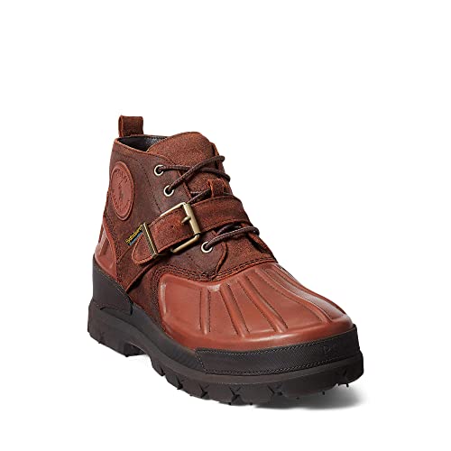 Image of POLO RALPH LAUREN Men's Suede Leather-Oslo Low mid Cut Boot Fashion