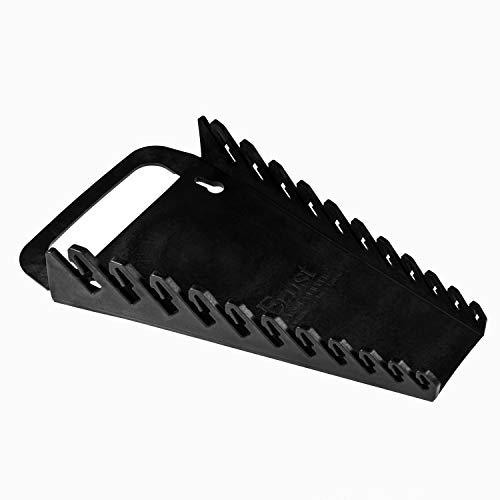 ERNST 5087 Gripper Wrench Organizer, 11 Tool, Black