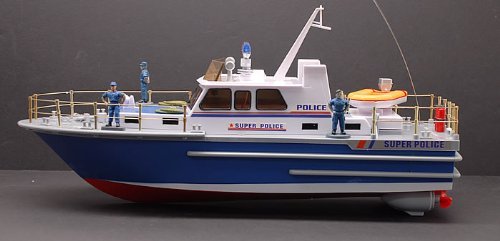 remote control police boat