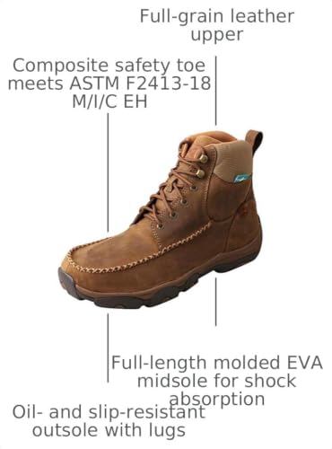 Image of Twisted X Men's 6 inch Work Hiker Boot